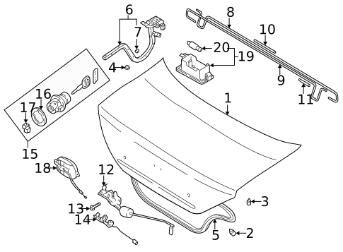 Lid & Components for 2003 Kia Spectra #0