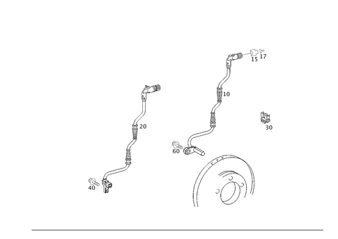 Front Axle Wiring for 2005 Mercedes-Benz C 230 #0
