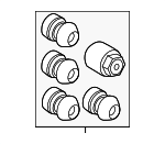 LR043820 - Suspension: Wheel Lock Kit for Land-Rover Image