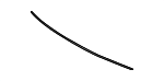 87378G9500 - Body: Rear Molding Lower Seal for Hyundai Image