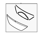 87366G9500 - Body: Rear Molding Bracket for Hyundai Image