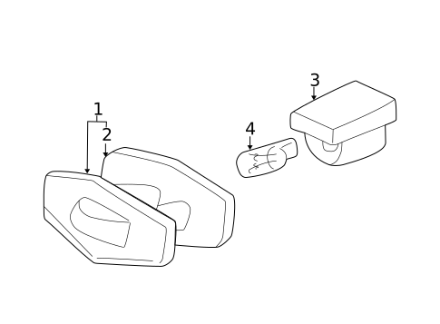 License Lamps for 2003 Honda Civic #0