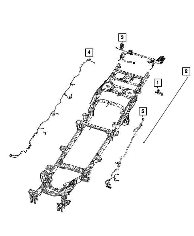 68647023AB - : Trailer Tow Wiring for Mopar Image