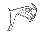 5093792AB - Body: Front Fender Package, Right for Mopar Image