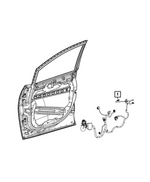 68718573AA - Electrical: Front Door Wiring, Left for Mopar Image
