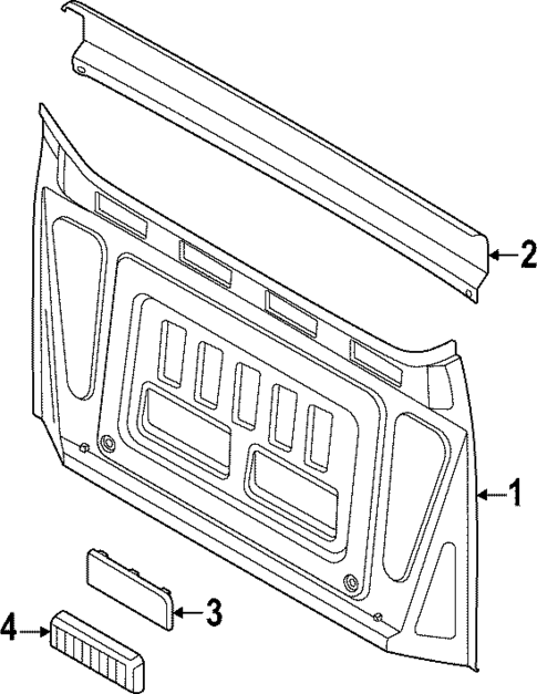 Rear Body for 2025 Ford E-Transit #0
