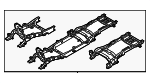 NC3Z5005F - Body: Frame Rail for Ford Image