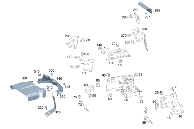 49900050 - Exhaust System: Hexagon Nut with Collar for Mercedes-Benz Image image