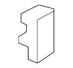 LR081968 - Body: Hook for Land Rover: Defender 110, Defender 130, Defender 90, Discovery, Range Rover, Range Rover Evoque, Range Rover Sport, Range Rover Velar Image