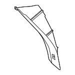 51477342910 - Body: Lower Trim Panel for BMW: 535i GT, 535i GT xDrive, 550i GT, 550i GT xDrive Image