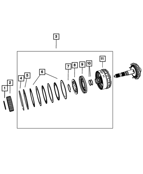 Gear Train for 2012 Dodge Journey #4