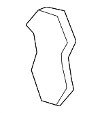 51217042375 - Body: Striker Gasket for Mini Image