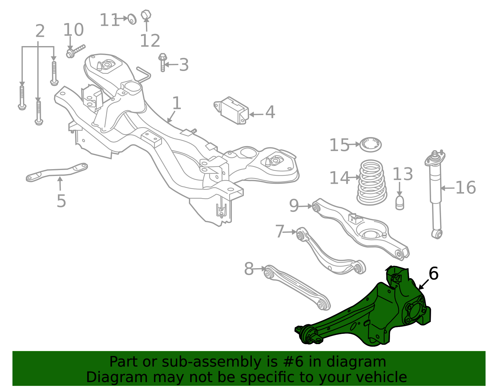 EH44-28-250 - Trailing Arm - 2007-2012 Mazda CX-7 | mazdaswag.com