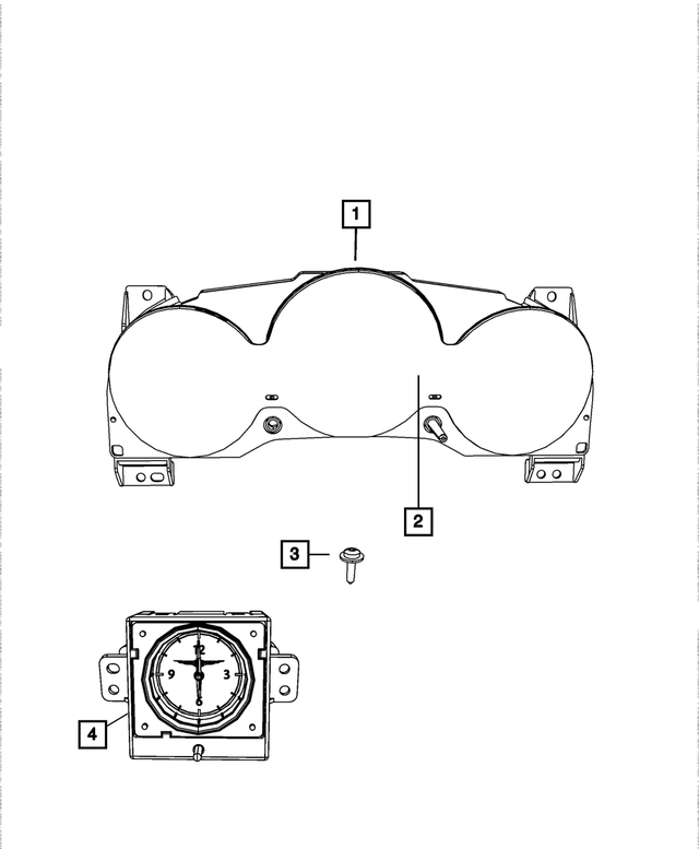 56046514AH - Electrical: Instrument Panel Cluster for Mopar Image