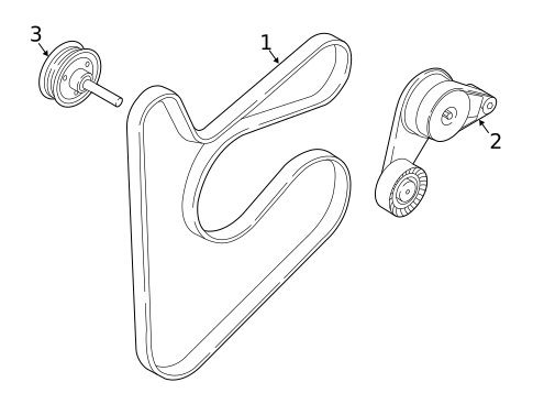 Belts & Pulleys for 2020 Hyundai Elantra #0