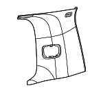 6LF54SD4AD - Body: Rear Quarter Trim for Jeep: Grand Wagoneer, Wagoneer Image