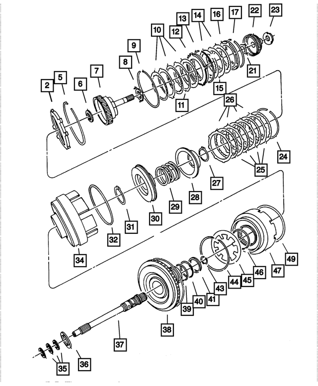4567262 - Automatic Transaxle 4 Speed: Thrust Bearing for Mopar Image