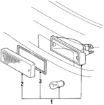 8151080028 - Electrical: Signal Lamp Assembly for Toyota: Corolla, Tercel Image
