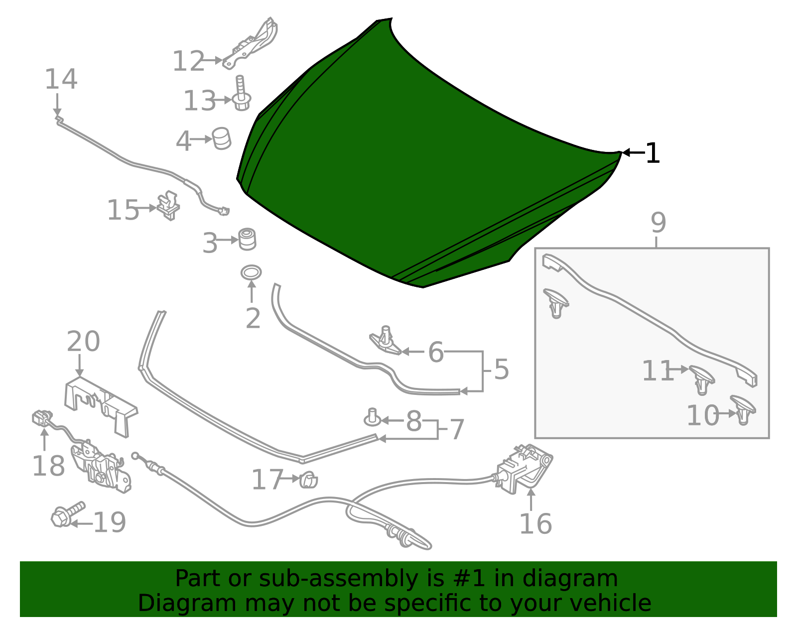 BAY0-52-31X - Hood | Mazda Parts Factor