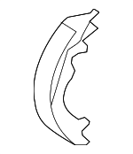 4655060070 - Brakes: Park Brake Shoes for Toyota: 4Runner, FJ Cruiser, Sequoia Image