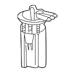19369957 - : Part# 19369957 Fuel Pump and Level Sensor Module with Seal, Float, and Harness for Buick: Regal Image