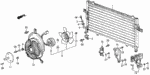 38613692000 - Body/Air Conditioning: COLLAR, MOTOR MOUNTING for Honda Image