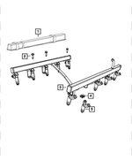 5037787AA - Fuel: Fuel Injector, Remanufactured for Mopar Image