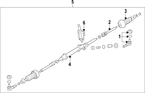Steering Gear & Linkage for 2013 Subaru Outback #1