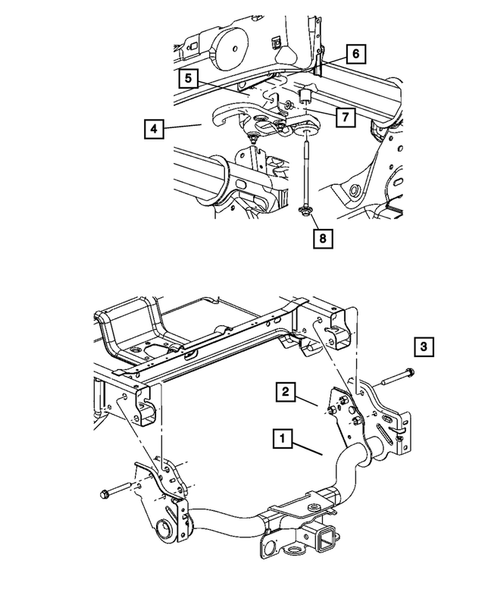 Trailer Tow for 2005 Dodge Dakota #0