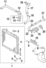 K01115355A - : Reservoir Cap for Kia: Sportage Image