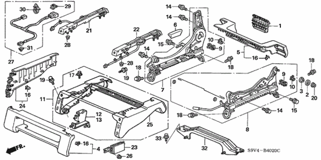 Front Seat Components (R.) for 2005 Honda Pilot #0