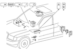 1268204910 - Electrical System: Switch for Mercedes-Benz: 190D, 190E Image