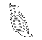 18121RCAA00 - Exhaust: Converter Shield for Acura Image