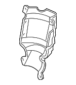 18123RCAA00 - Exhaust: Converter Shield for Acura Image