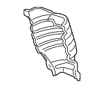 18120RCAA00 - Exhaust: Converter Shield for Acura Image