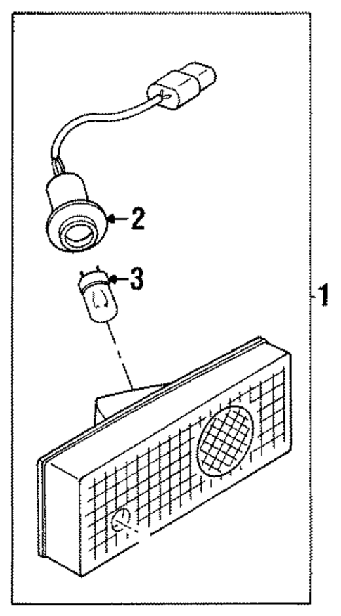 Side Marker Lamps for 1990 Nissan Sentra #0