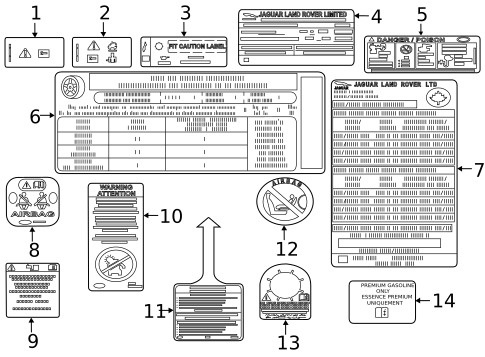 Labels for 2020 Jaguar E-Pace #0