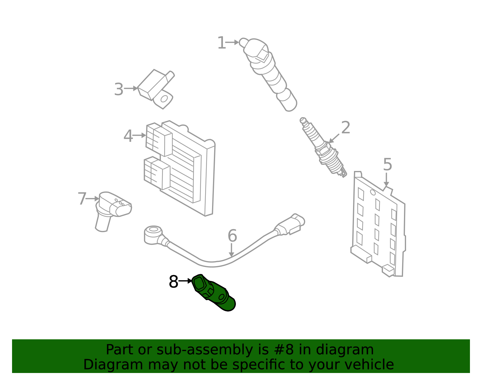 39310-3C410 - Crankshaft Position Sensor 2006-2017 Kia | Kia.Parts Store
