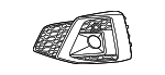 8W6807682T3Q7 - Body: Outer Grille for Audi: A5 Quattro, A5 Sportback, S5, S5 Sportback Image