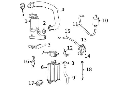 Emission Components for 2007 Dodge Durango #0