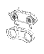 68619945AB - : Instrument Panel Cluster for Mopar Image