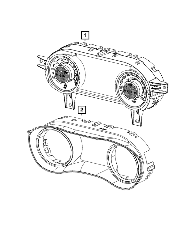 68619945AB - : Instrument Panel Cluster for Mopar Image