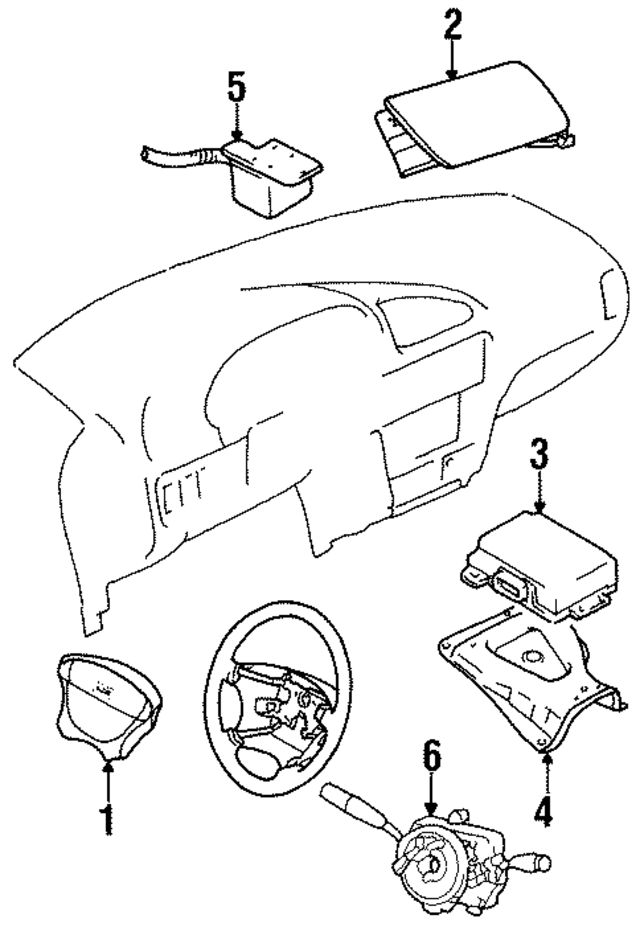 30023275 - Electrical: Air Bag Module for GM Image