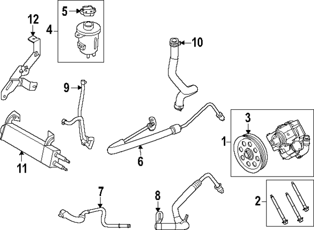 LC3Z3C510B - Steering: Bracket for Ford: F-250 Super Duty, F-350 Super Duty, F-450 Super Duty Image