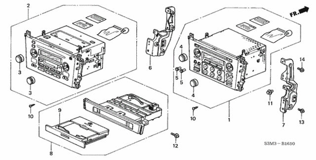 Auto Radio for 2001 Acura CL #0
