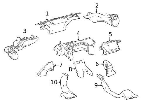 Ducts for 2018 Toyota RAV4 #0