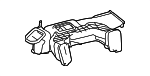 558700R030 - Body: Center Duct for Toyota Image