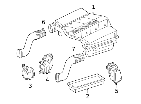 Throttle Body for 2007 Mercedes-Benz ML350 #0