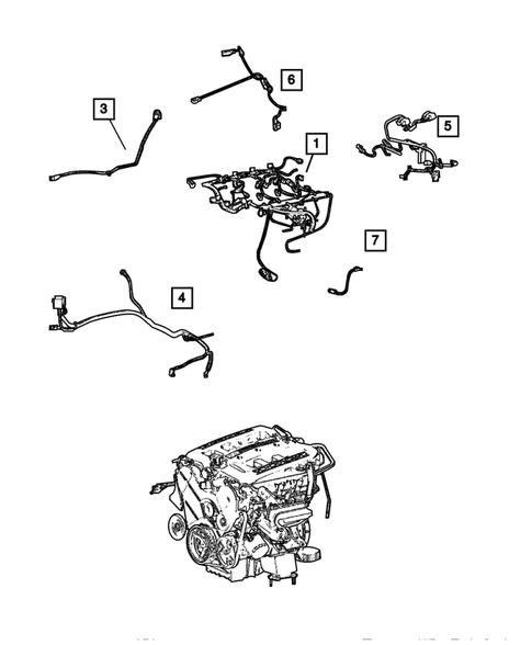 Wiring-Engine & Related Parts for 2002 Chrysler Concorde #0