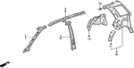 90344692003 - Body/Air Conditioning: NUT, CLIP (6MM) for Honda Image